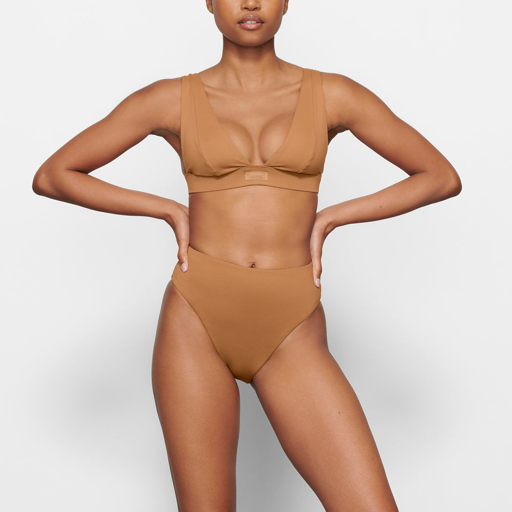 Skims SWIM PLUNGE Bikini Top Abrikoos | OCB-937580