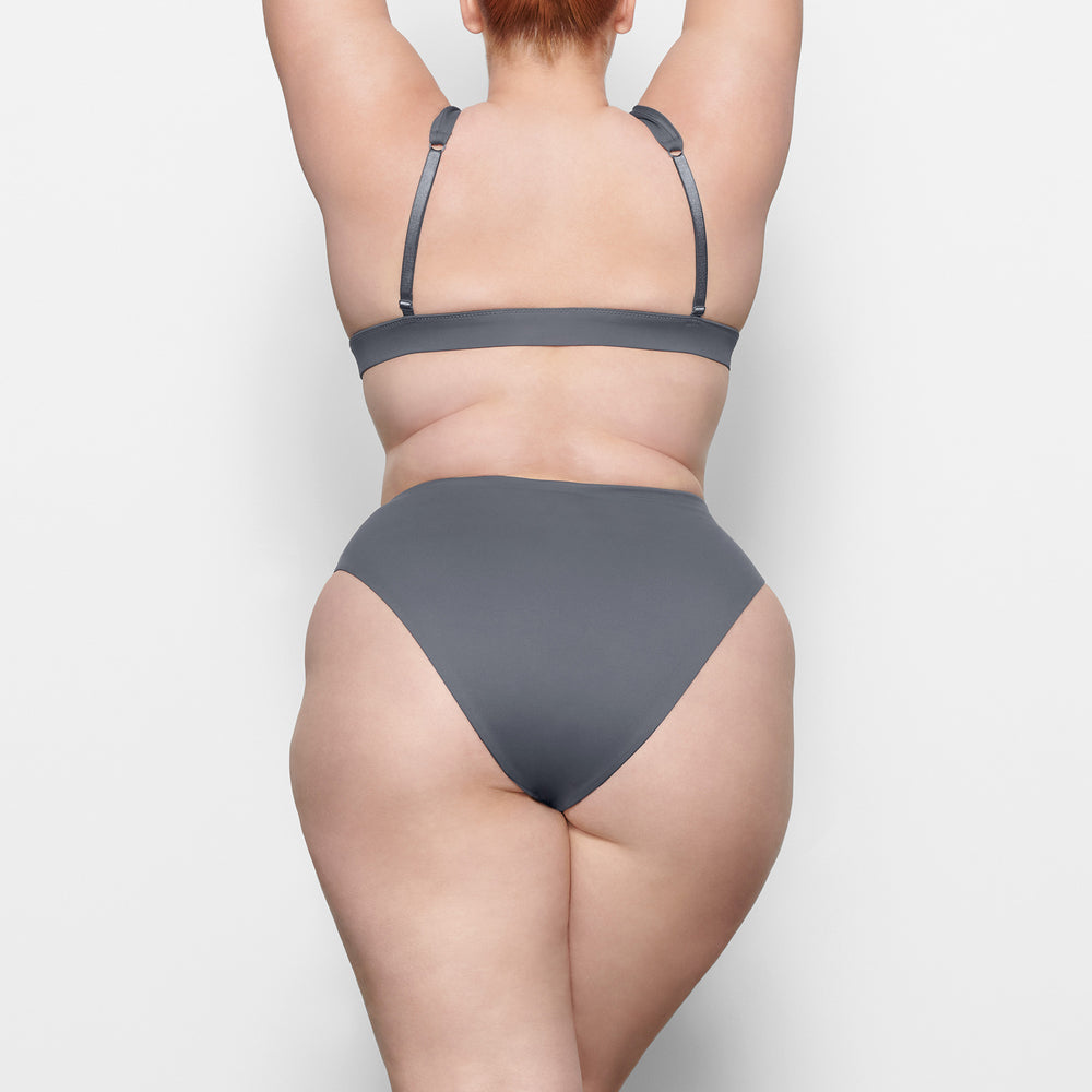 Skims SWIM PLUNGE Bikini Top Diepgrijs | YRG-891726