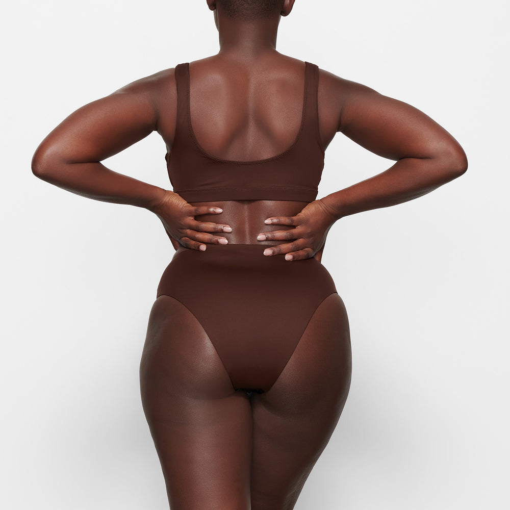 Skims SWIM TANK Bikini Top Chocola | HOF-592374