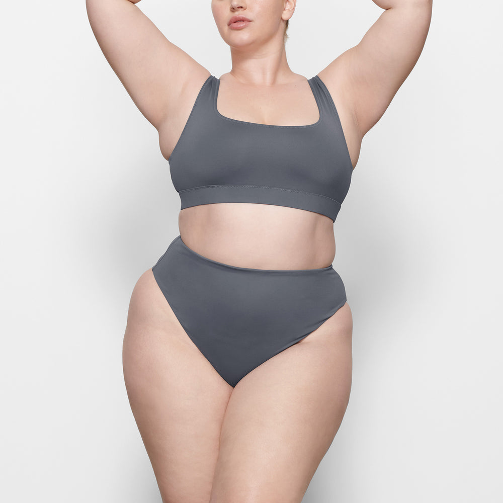 Skims SWIM TANK Bikini Top Diepgrijs | CTP-367825