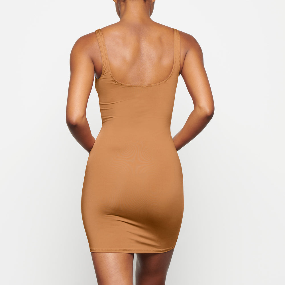 Skims SWIM TANK Dress Abrikoos | YBA-287693