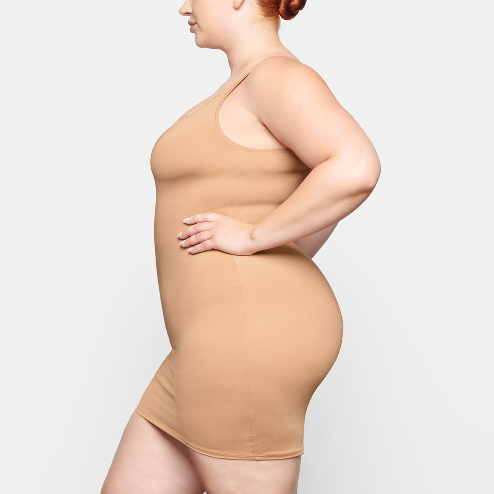 Skims SWIM TANK Dress Beige | MJC-986417