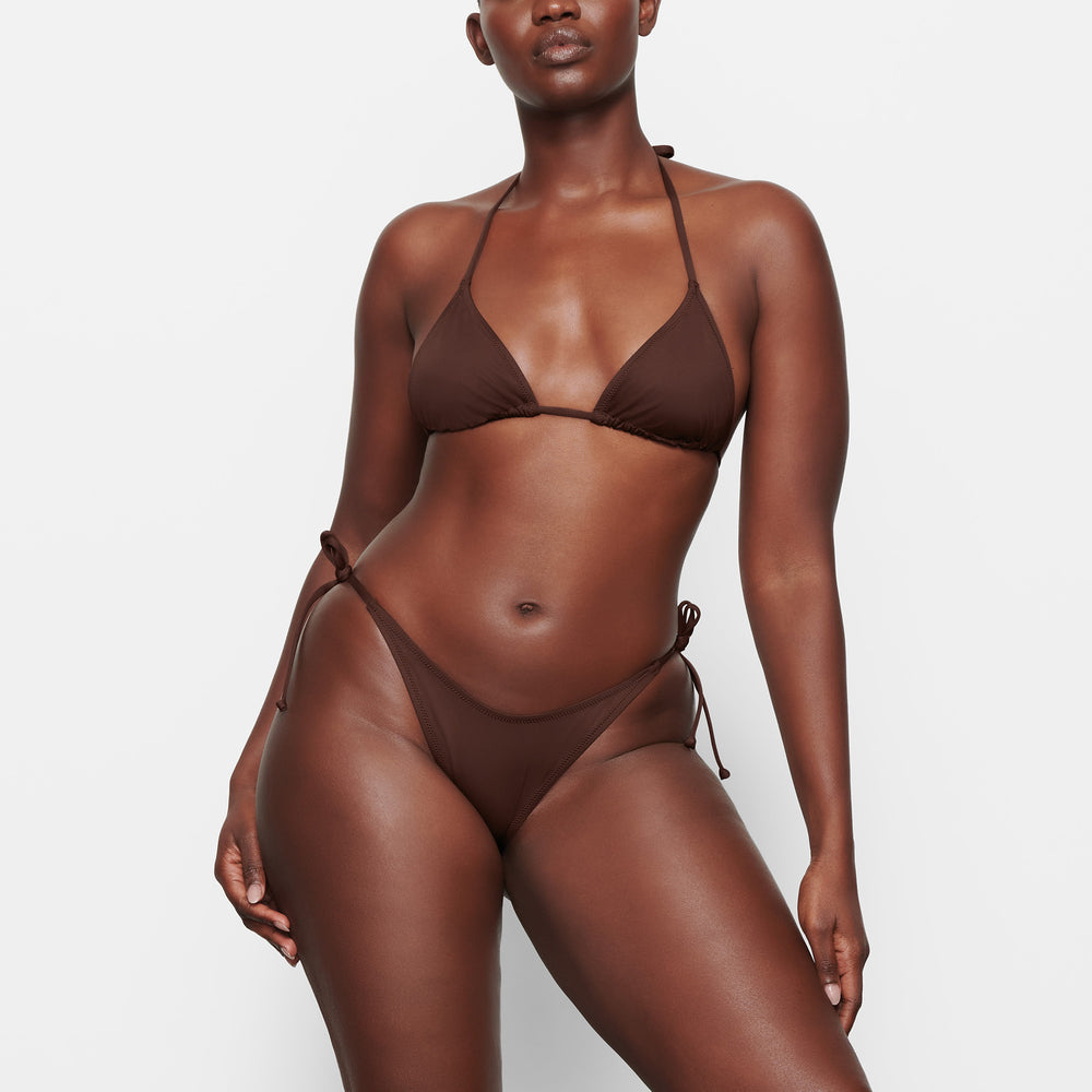 Skims SWIM TRIANGLE TOP Two Pieces Chocola | DRH-183065