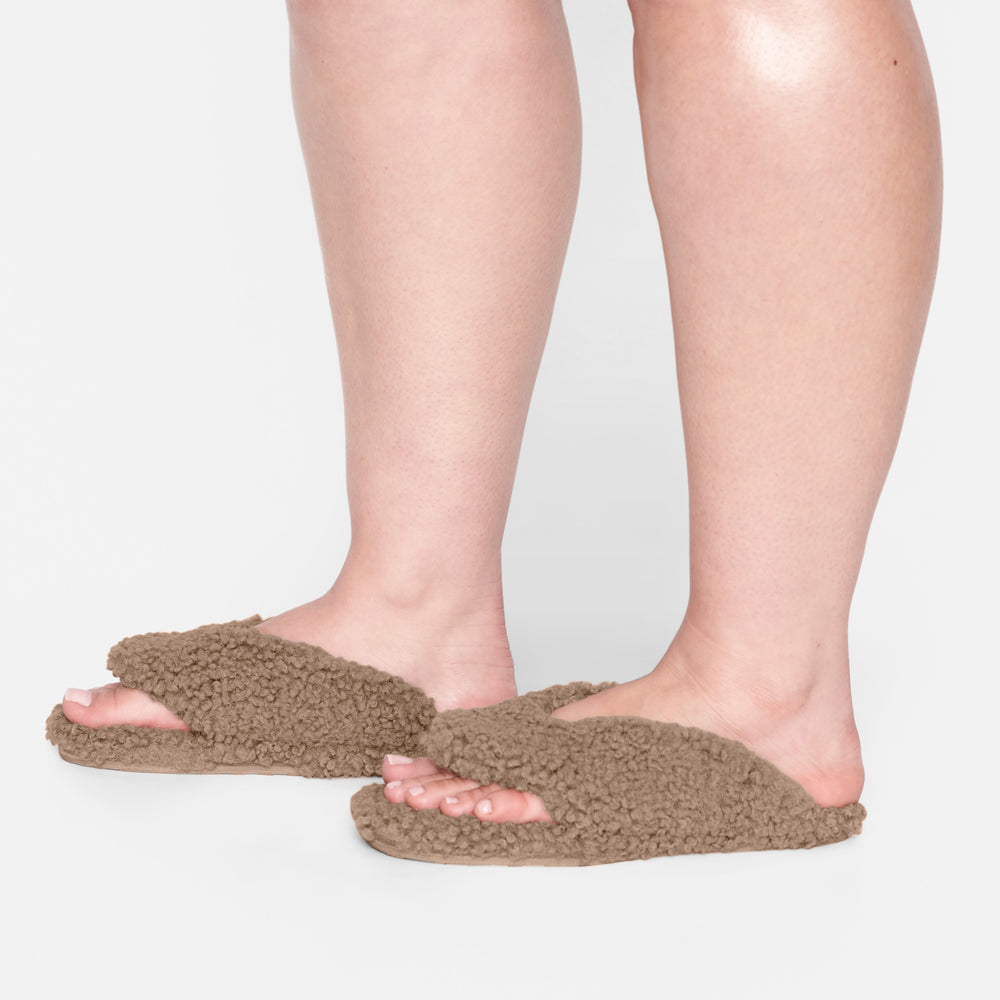 Skims TEDDY Pantoffels Abrikoos | MEJ-806392
