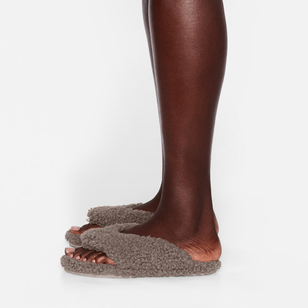 Skims TEDDY Pantoffels Paars Grijs | ZEK-302571