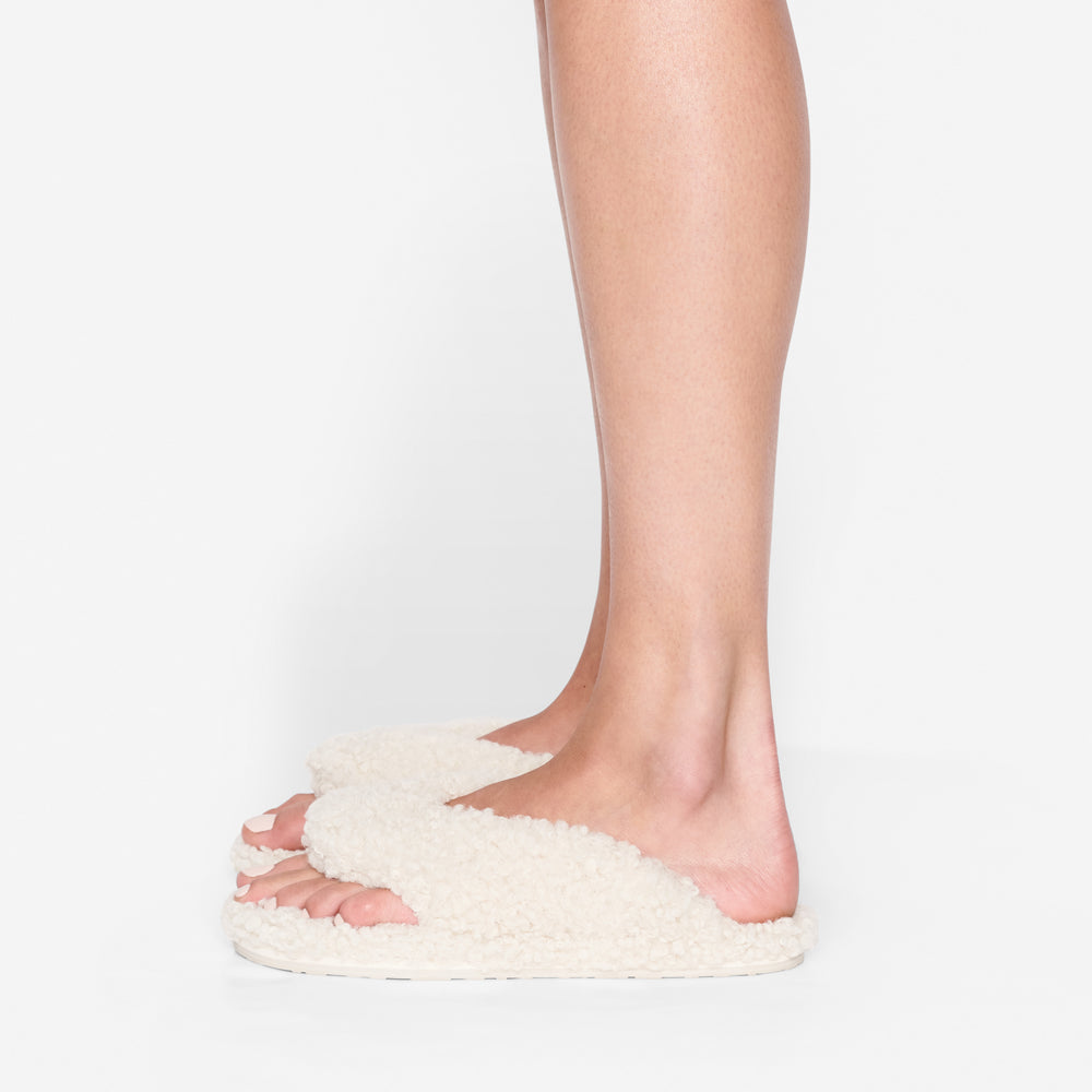 Skims TEDDY Pantoffels Wit | VZL-230791