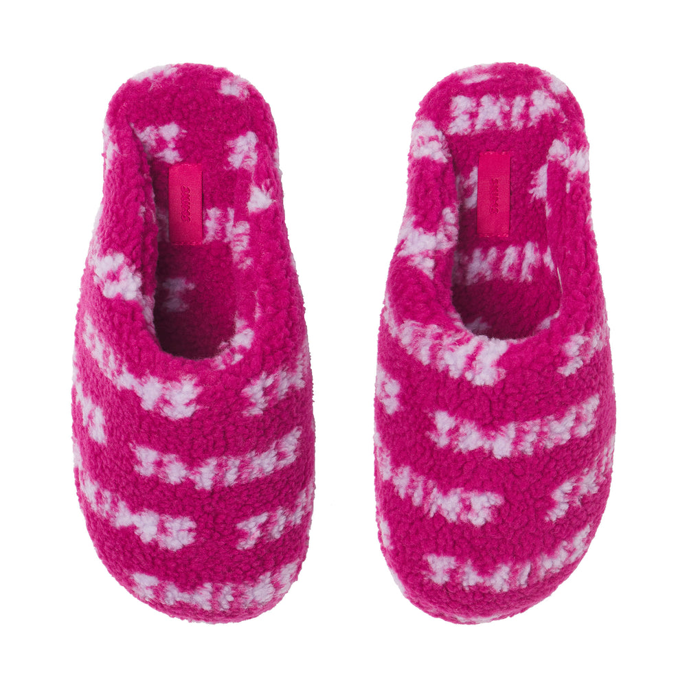 Skims TEDDY SHERPA Pantoffels Fuchsie Gekleurd | TWA-405829