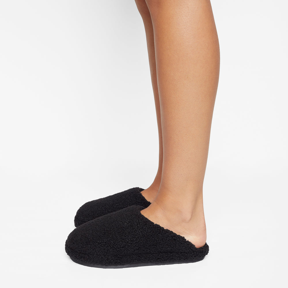 Skims TEDDY SHERPA Pantoffels Zwart | TBZ-375286