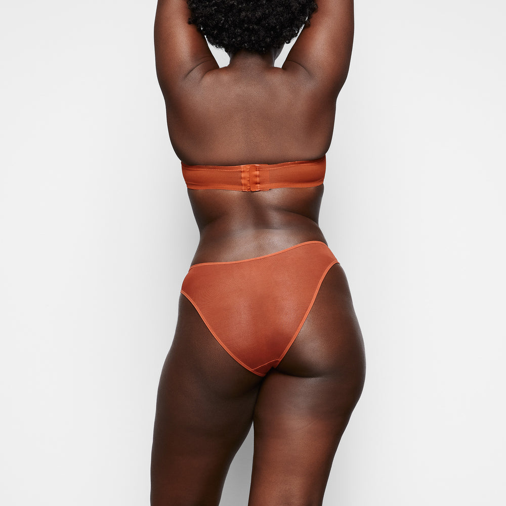Skims ULTRA FINE MESH Strapless Bra Bruin | NKL-571206
