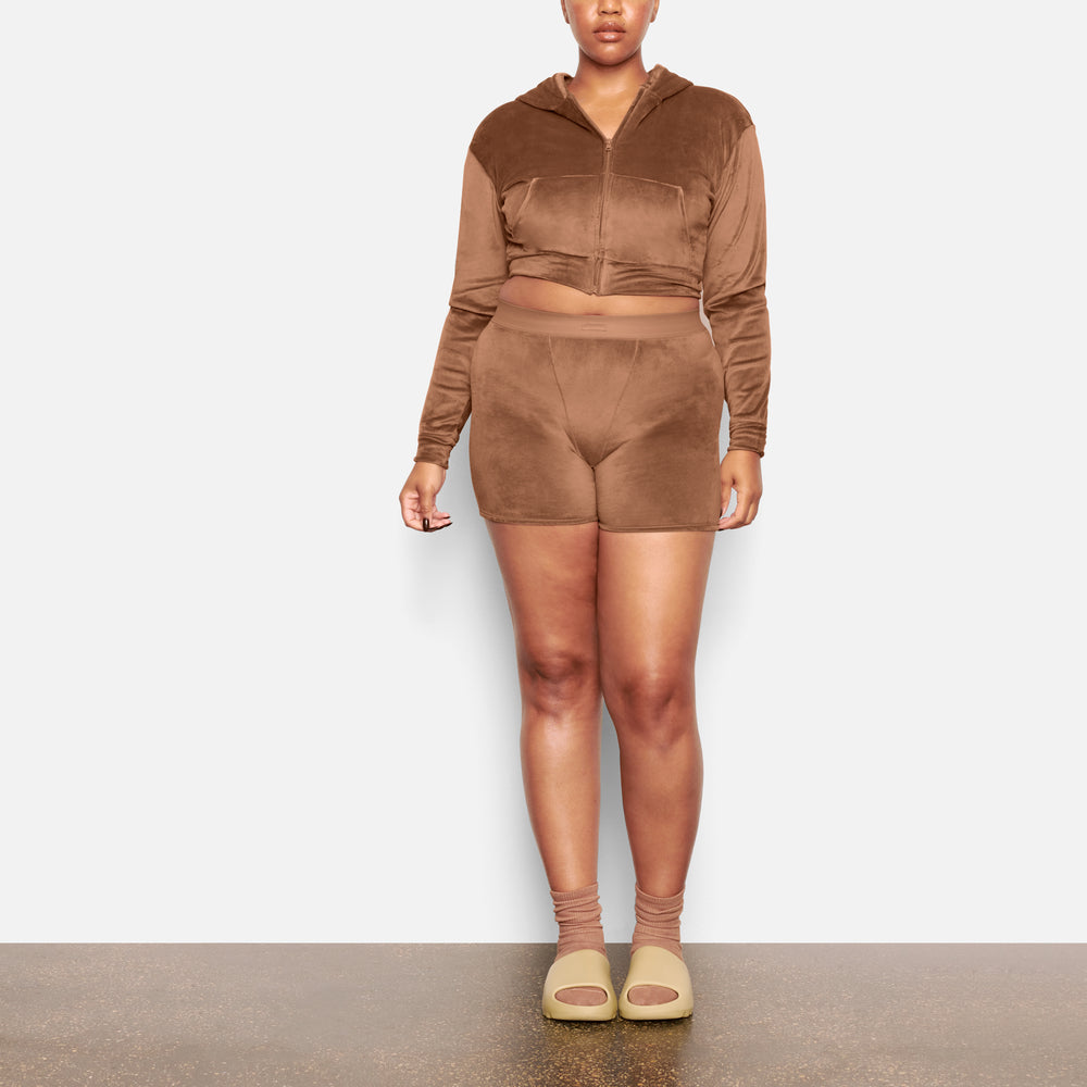 Skims VELOUR Hoodie Abrikoos | DUL-739514