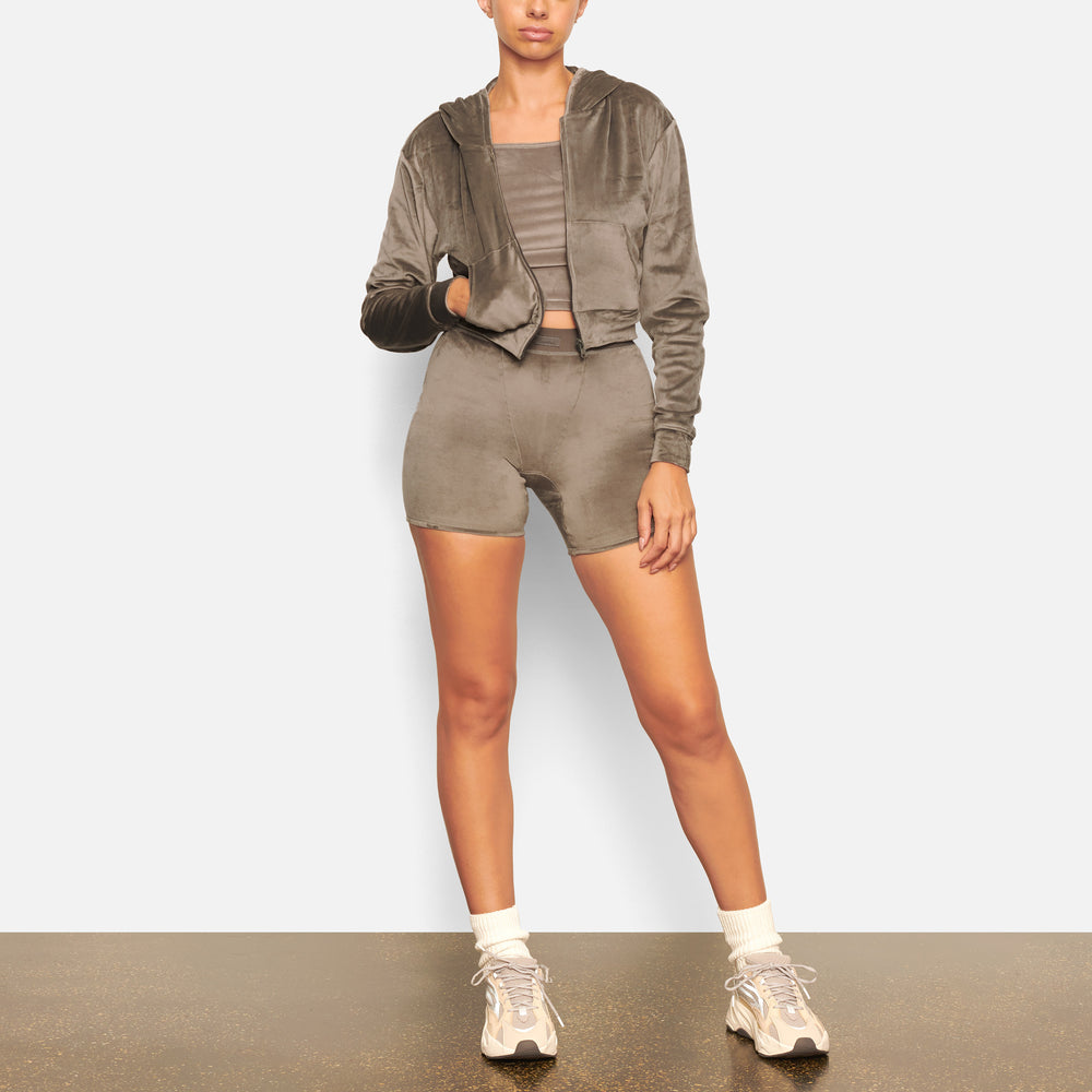 Skims VELOUR Hoodie Diepgrijs | TDR-156720