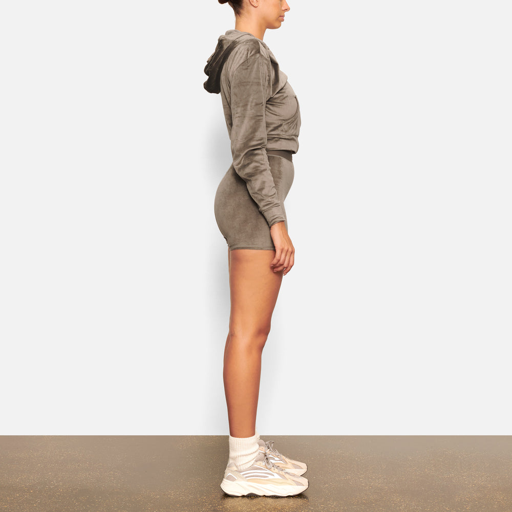 Skims VELOUR Hoodie Diepgrijs | TDR-156720
