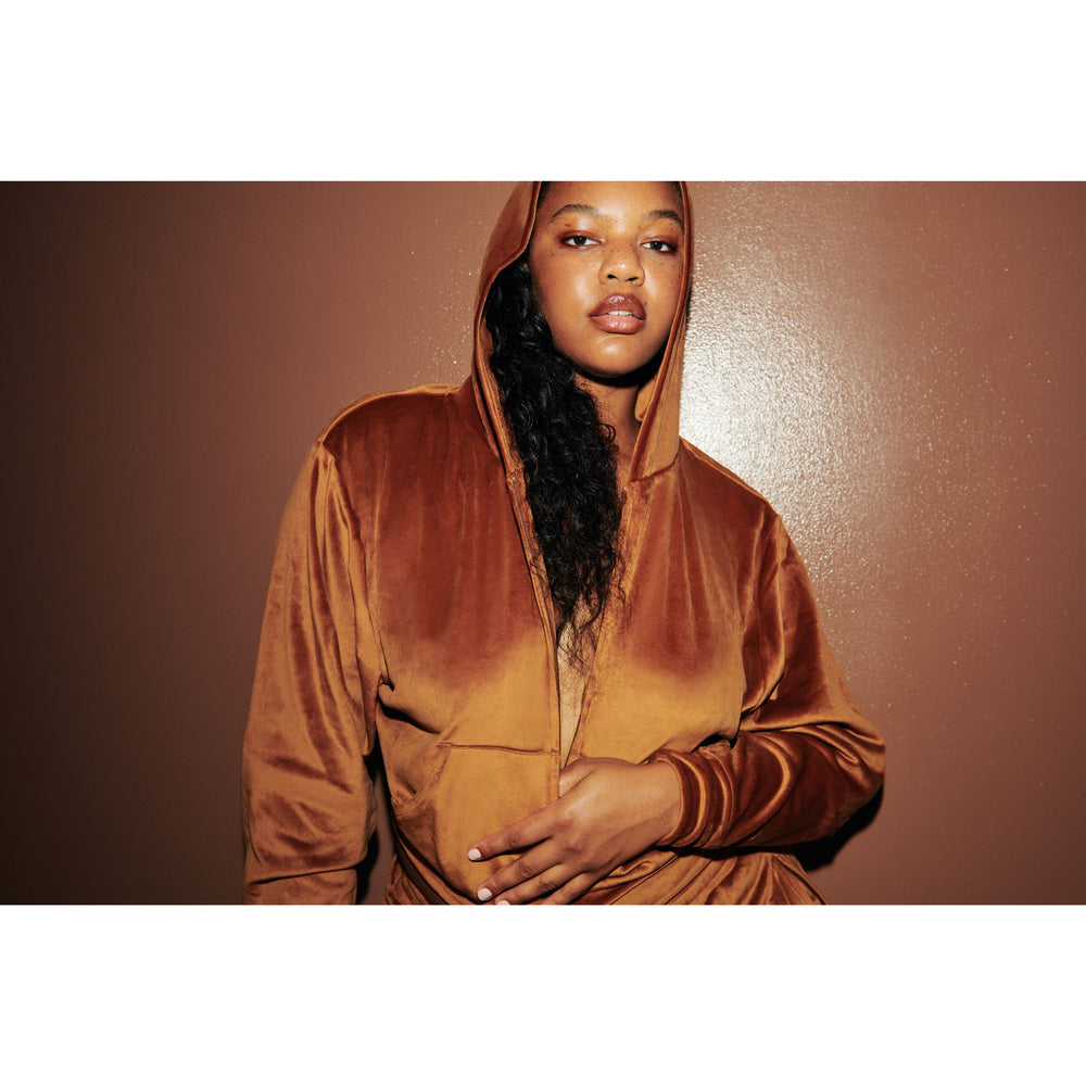 Skims VELOUR Hoodie Goud | JYI-238654