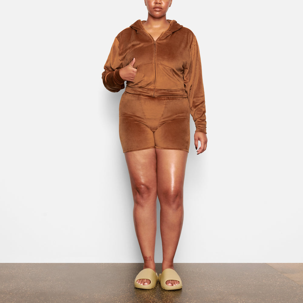 Skims VELOUR Hoodie Koper | DLE-398520