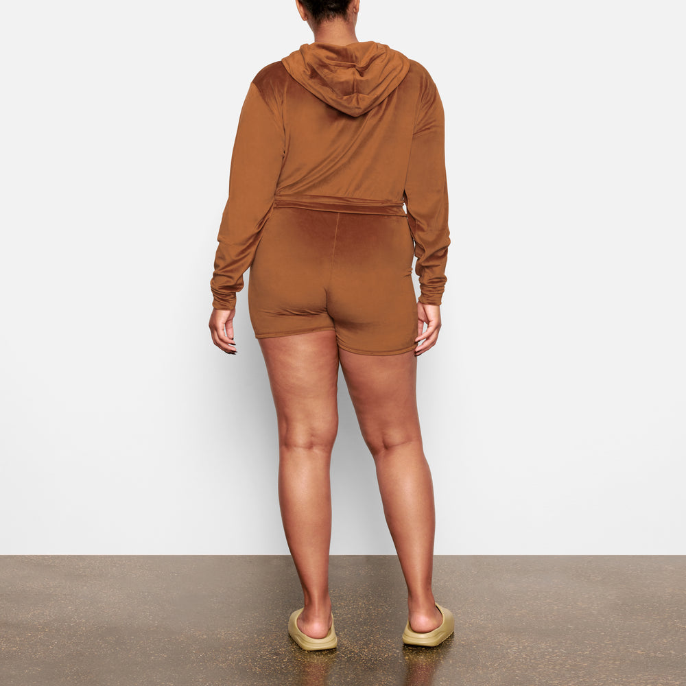 Skims VELOUR Hoodie Koper | DLE-398520