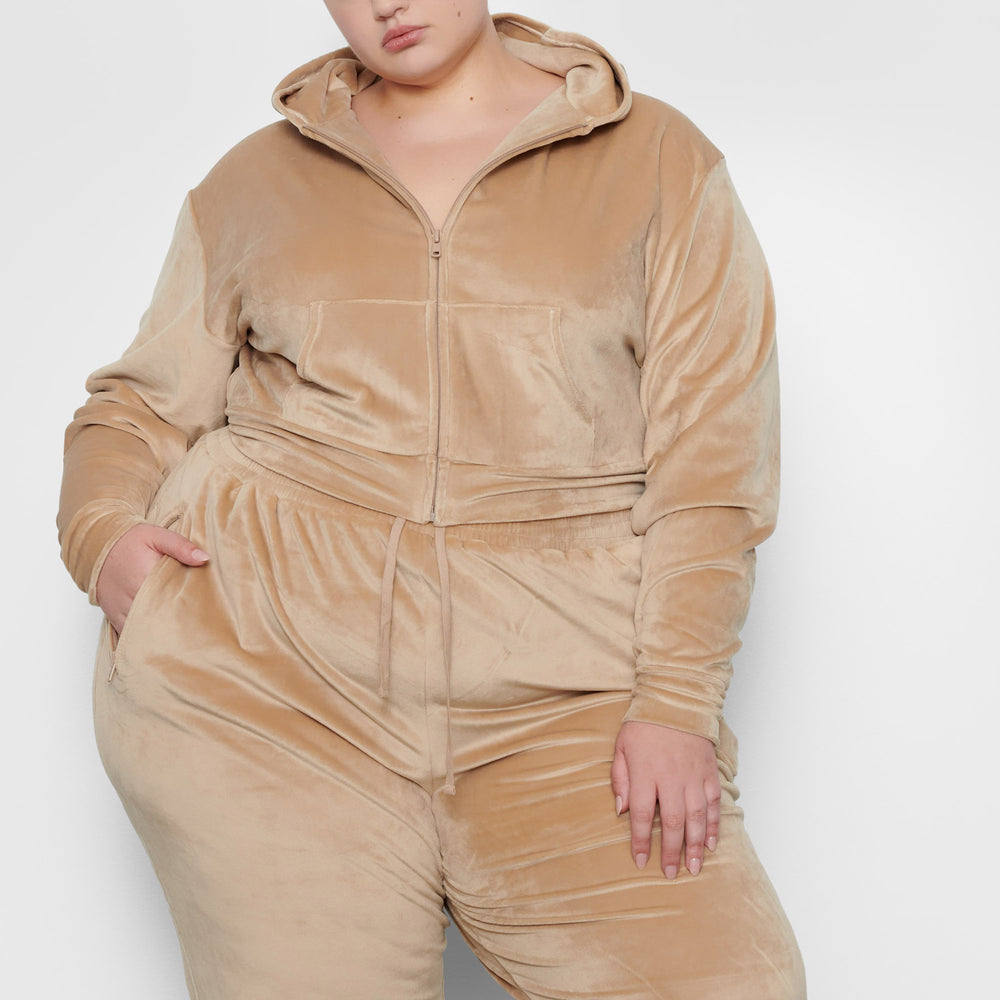 Skims VELOUR Hoodie Oranje | DHS-814305