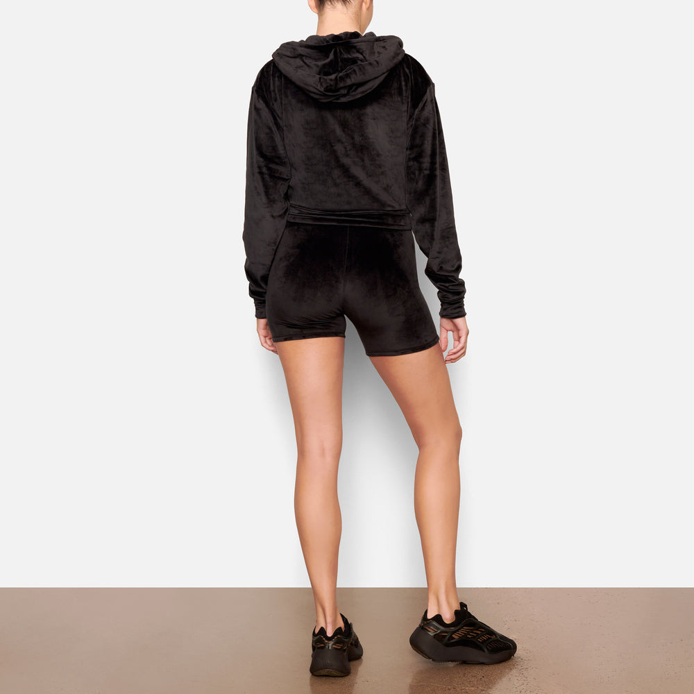 Skims VELOUR Hoodie Zwart | CNV-364587