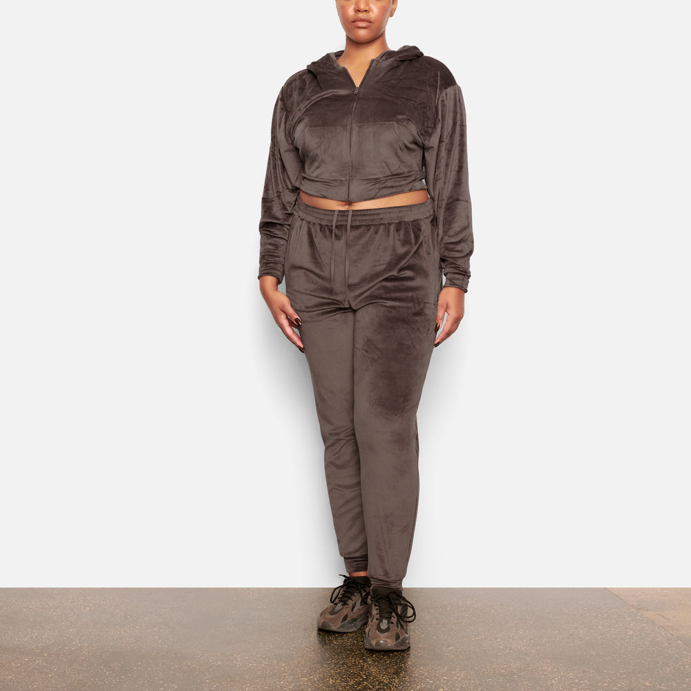 Skims VELOUR Joggers Paars Grijs | NYF-491570