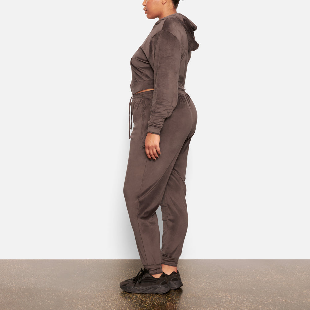 Skims VELOUR Joggers Paars Grijs | NYF-491570