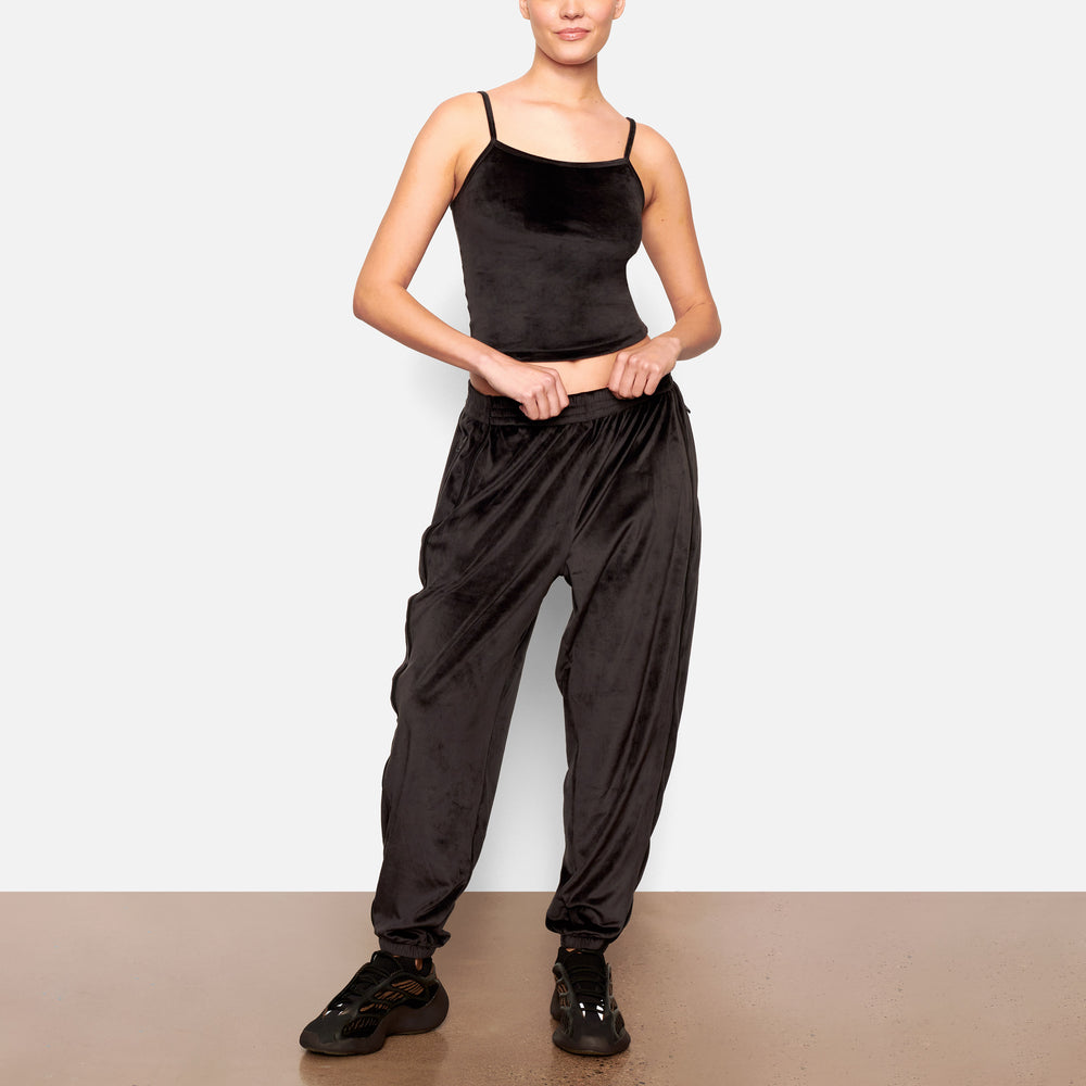 Skims VELOUR OVERSIZED Joggers Zwart | TWL-312467