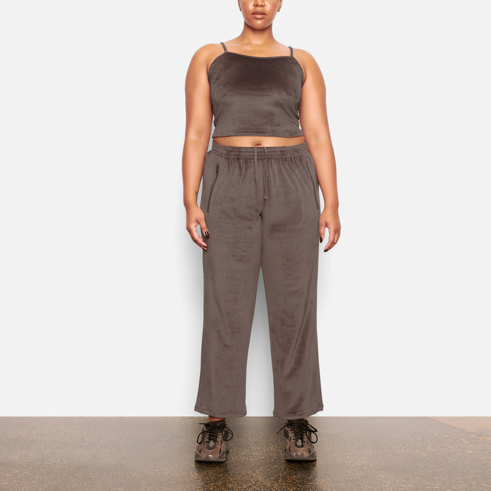 Skims VELOUR TRACK Broek Paars Grijs | FWG-029857