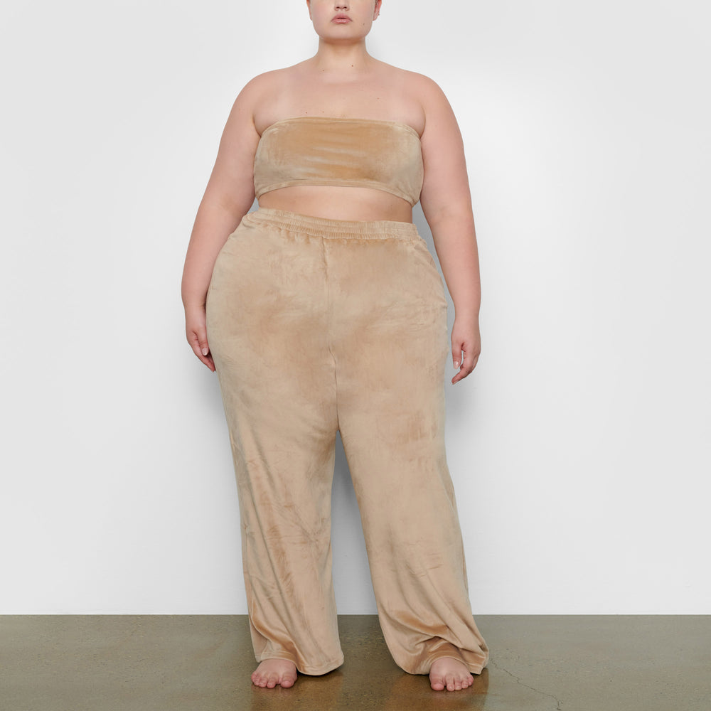 Skims VELOUR WIDE LEG Broek Oranje | LOR-563280