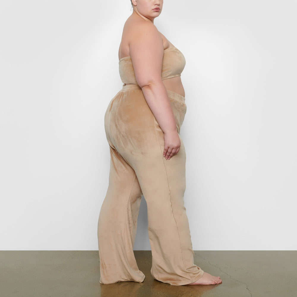 Skims VELOUR WIDE LEG Broek Oranje | LOR-563280