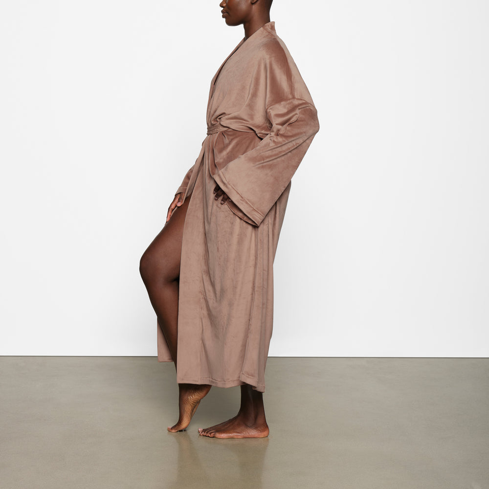 Skims VELOUR WRAP Badjas Abrikoos | JYA-590376