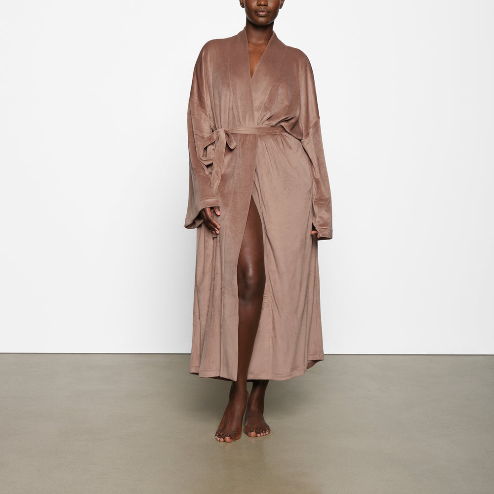 Skims VELOUR WRAP Badjas Abrikoos | KGO-083219