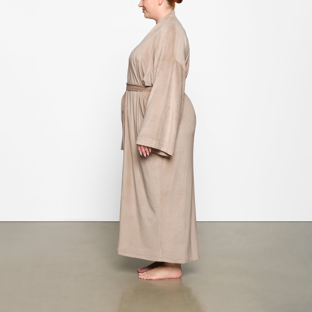 Skims VELOUR WRAP Badjas Oranje | CQD-763591