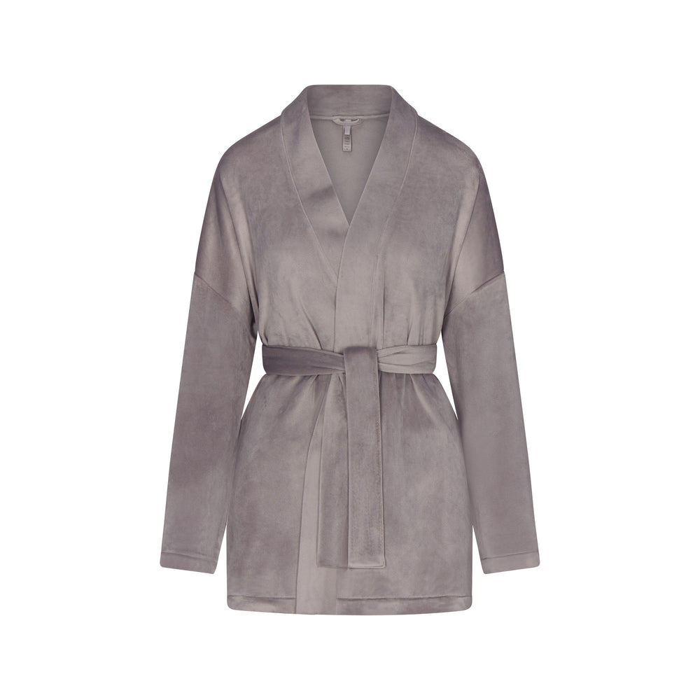 Skims VELOUR WRAP Sleep Set Grijs | VAF-712345