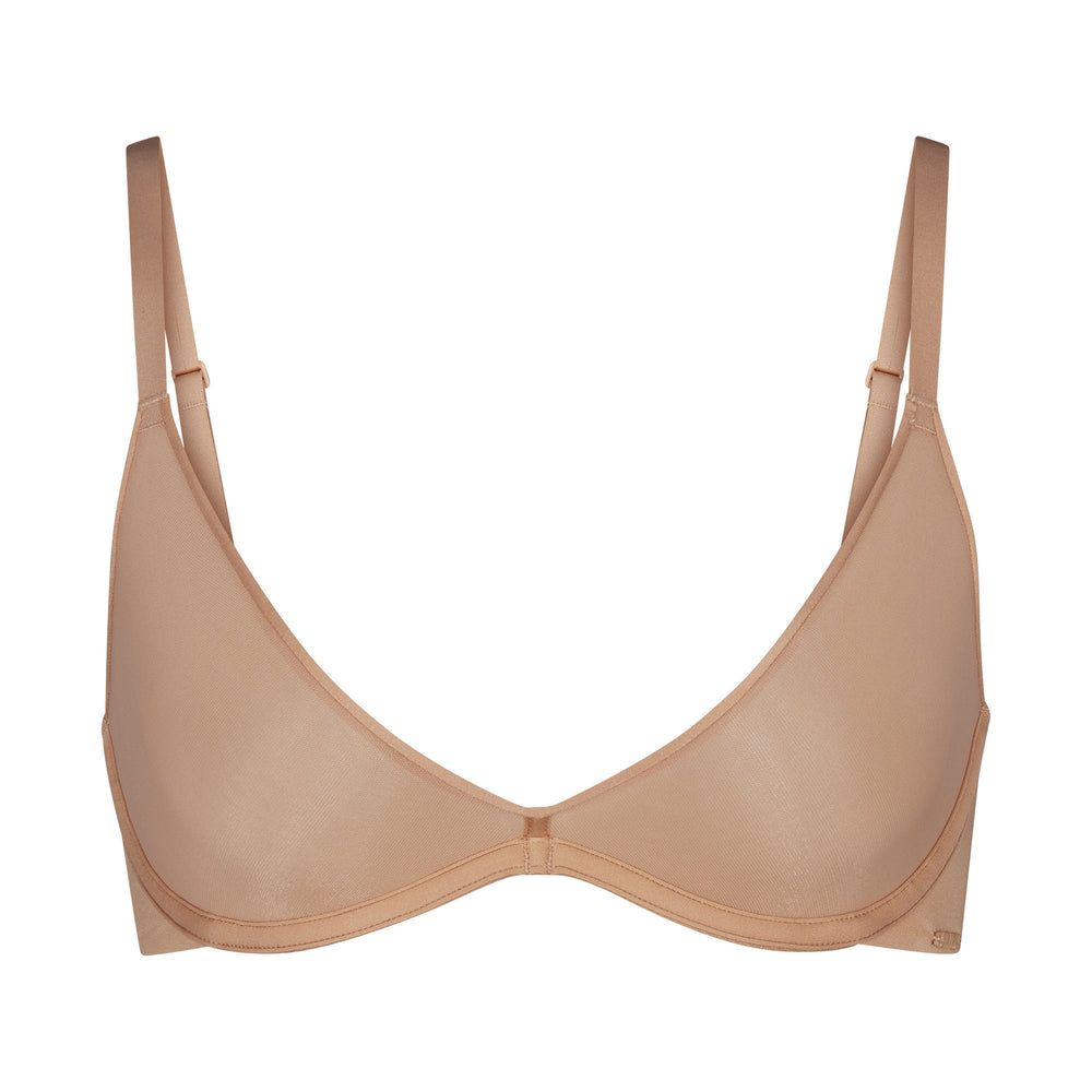 Skims WEIGHTLESS Scoop Neck Bra Beige | GJO-387419