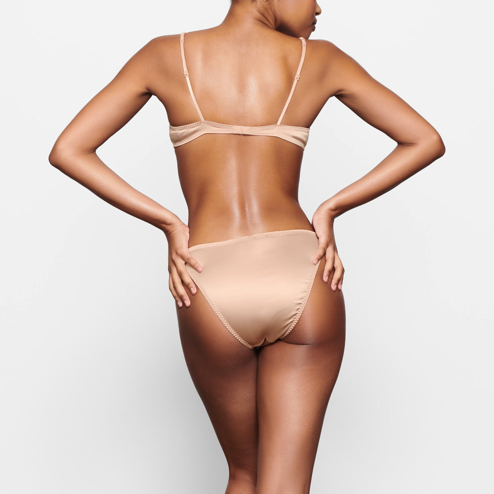 Skims WOVEN SHINE Bikini Roze | YVU-649875
