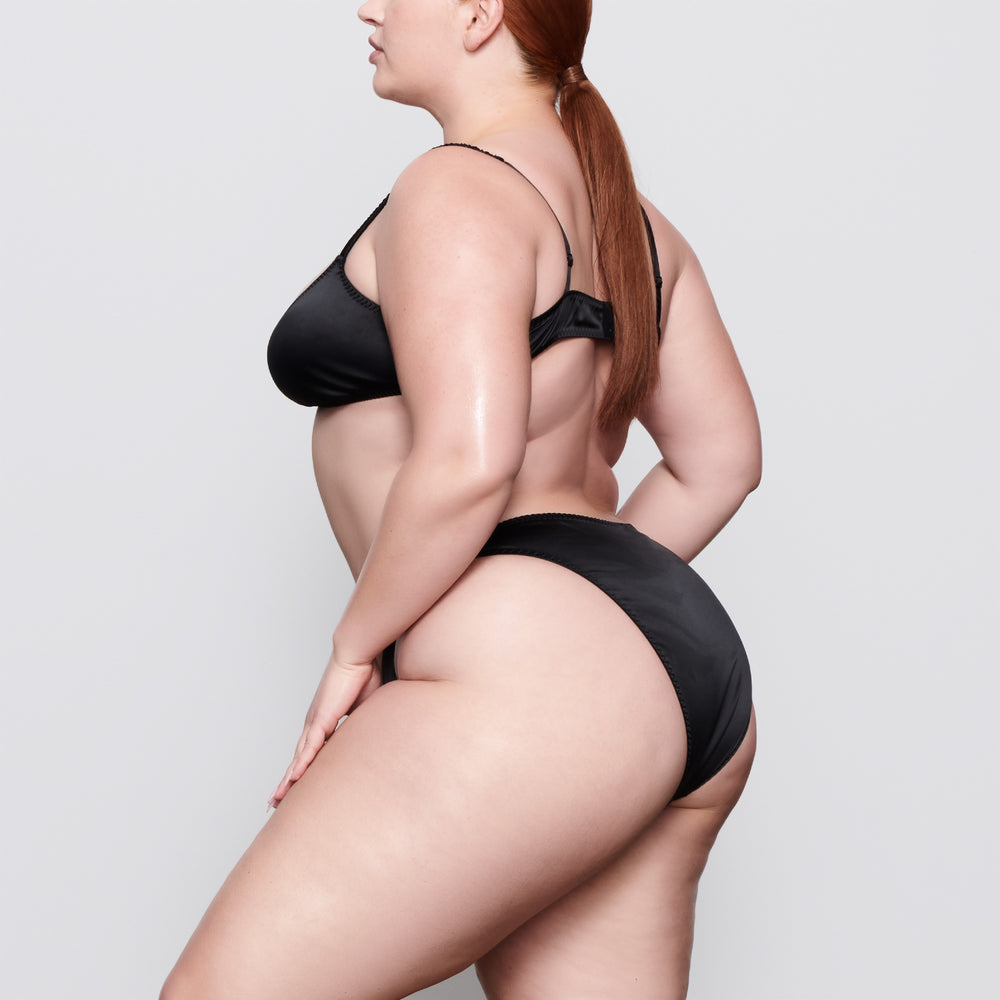 Skims WOVEN SHINE Bikini Zwart | OIN-731860