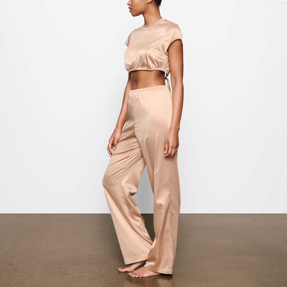 Skims WOVEN SHINE Broek Roze | DJF-415937