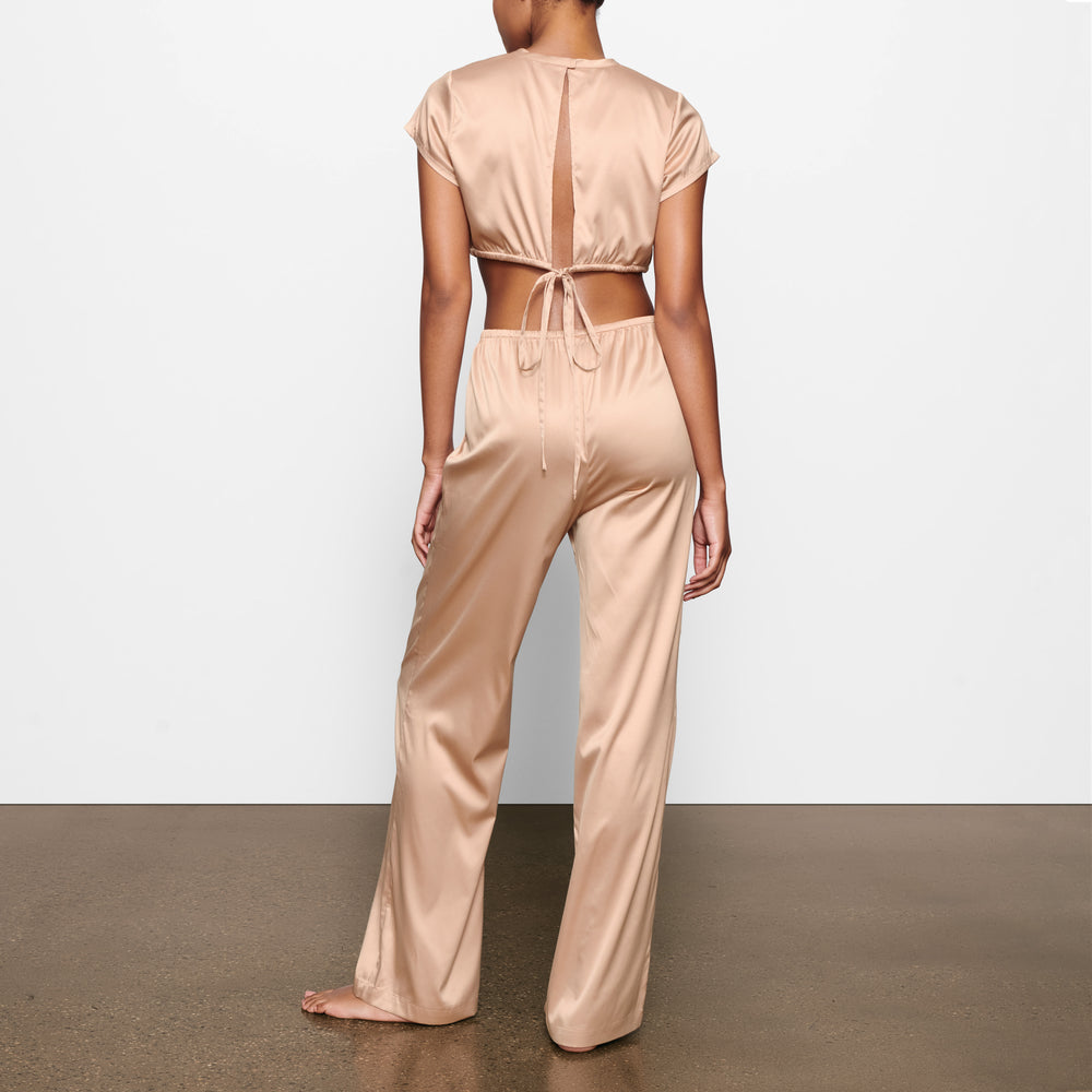 Skims WOVEN SHINE Broek Roze | DJF-415937