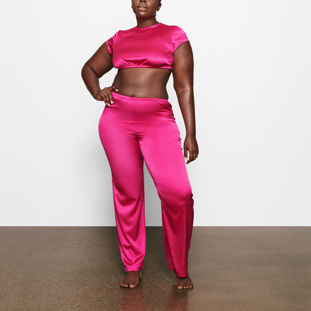 Skims WOVEN SHINE Broek Roze | MJE-241908