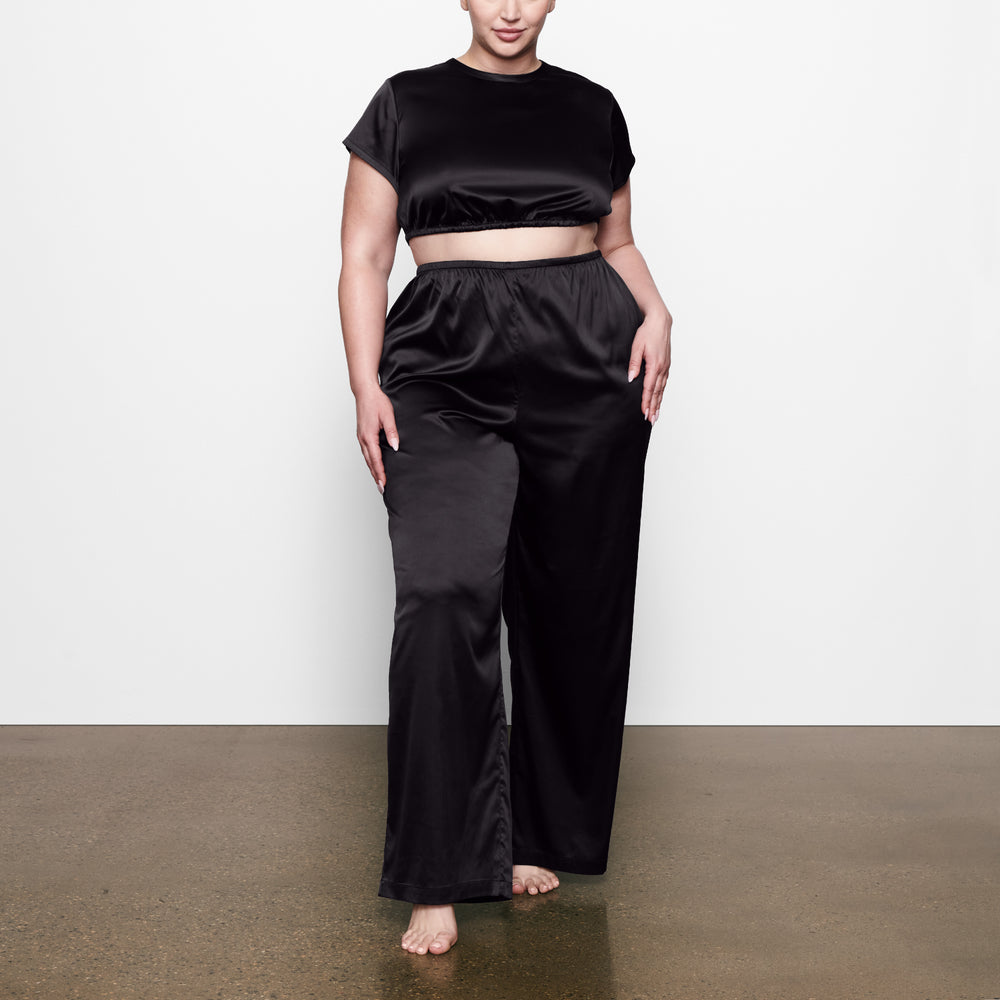 Skims WOVEN SHINE Broek Zwart | VRG-149307