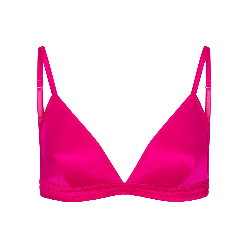 Skims WOVEN SHINE TRIANGLE Bralette Roze | PNU-239468