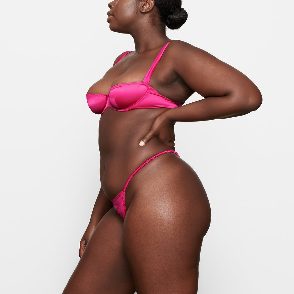 Skims WOVEN SHINE Underwire Bra Roze | ZQS-109368