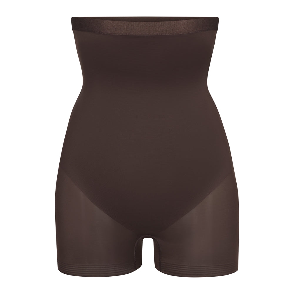 Skims BARELY THERE HIGH WAIST Korte Broek Koffie | DJA-158469