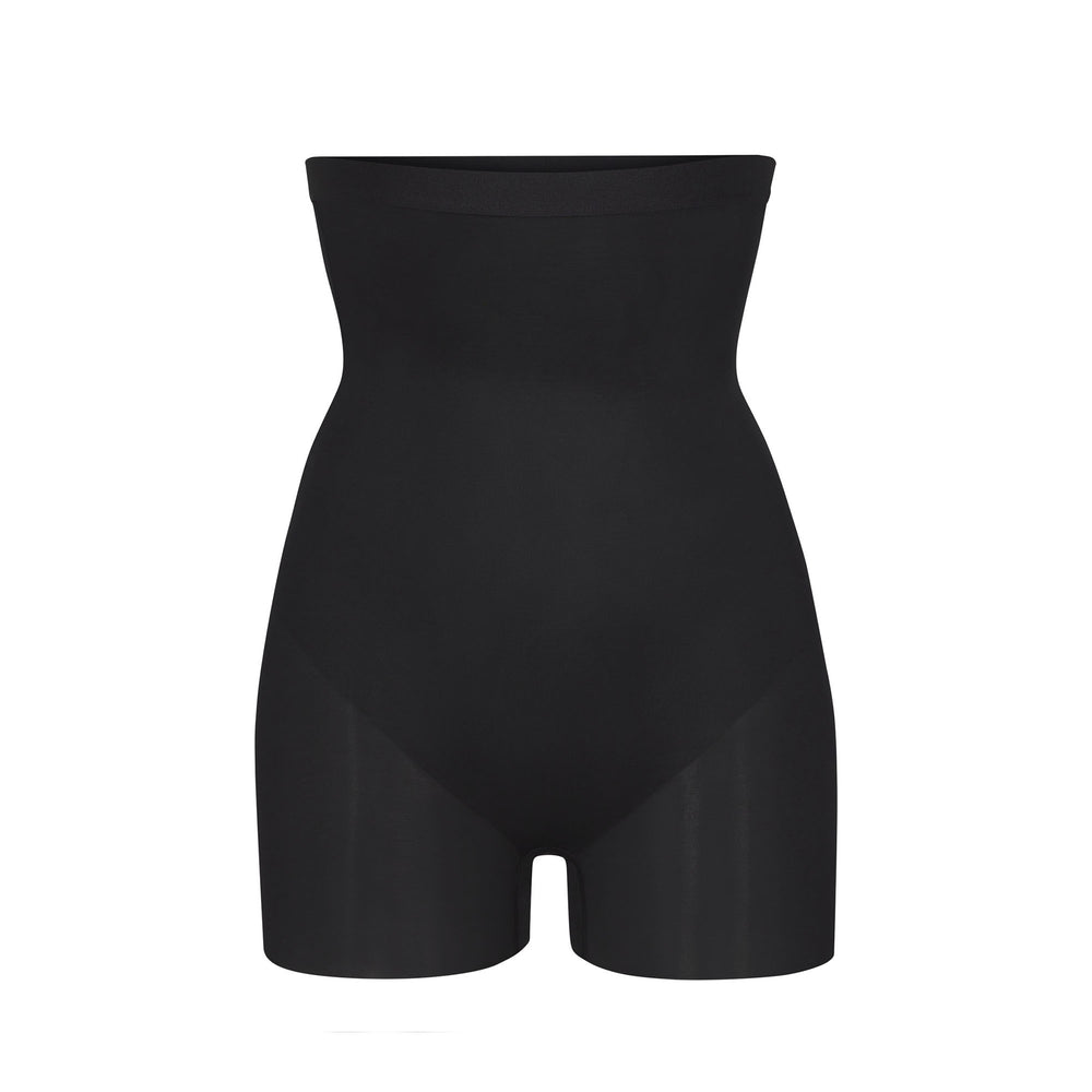 Skims BARELY THERE HIGH WAIST Korte Broek Zwart | XOW-795280