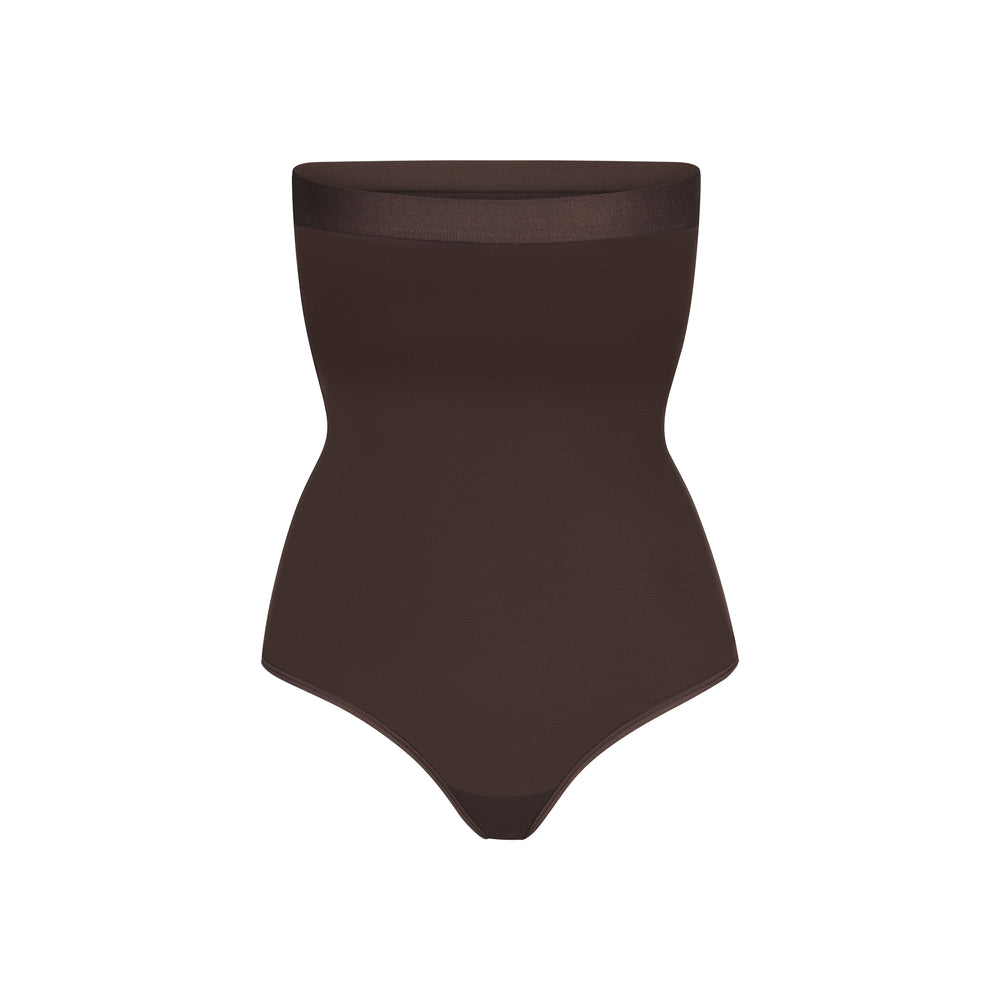 Skims BARELY THERE HIGH WAIST Thong Koffie | KER-241568