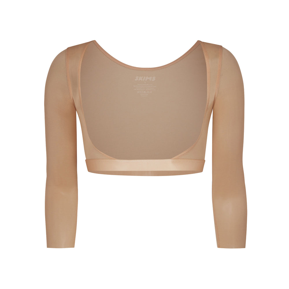 Skims BARELY THERE OPEN Arm Shapewear Beige | KVH-356417