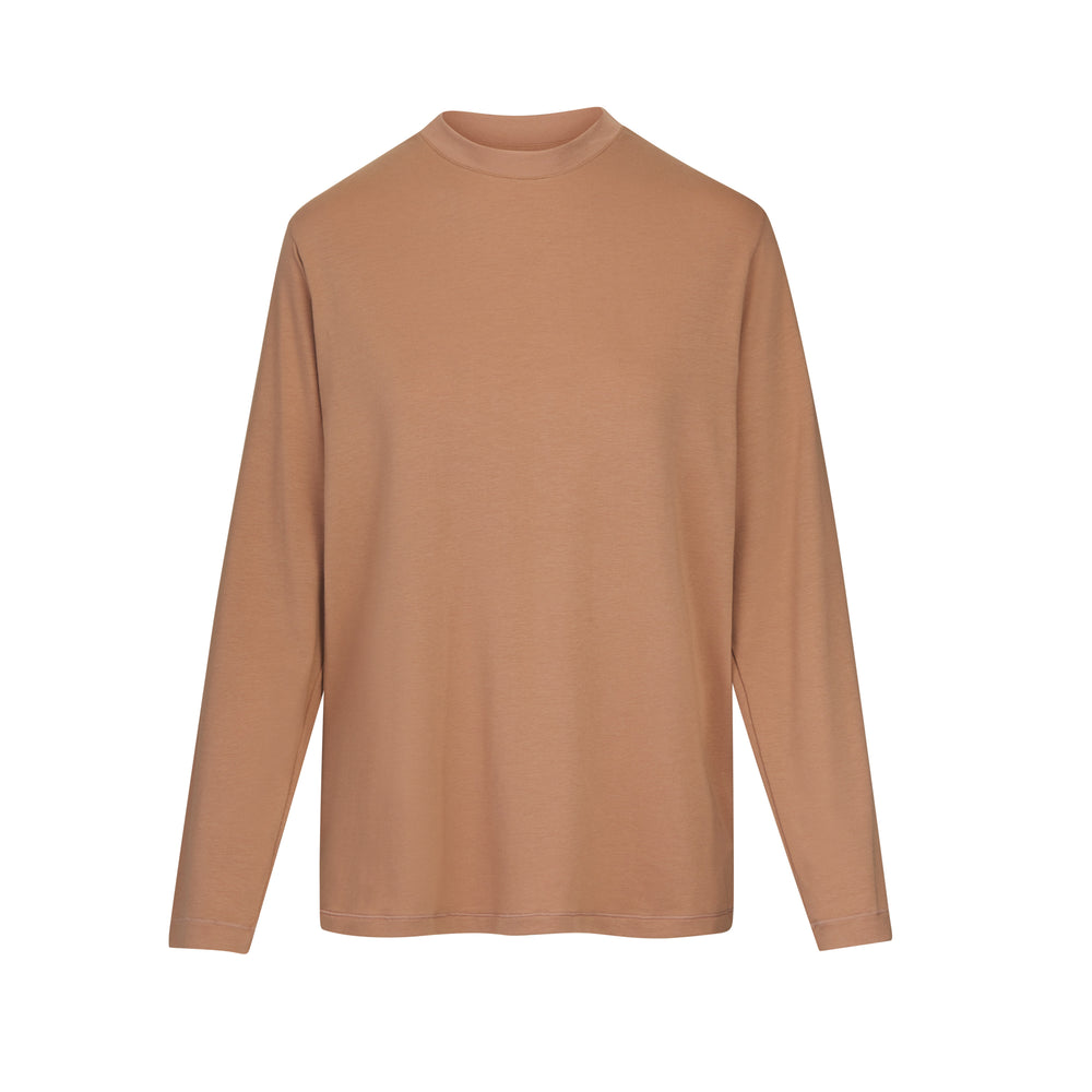 Skims BOYFRIEND LONG SLEEVE T-shirt Abrikoos | PZF-791438
