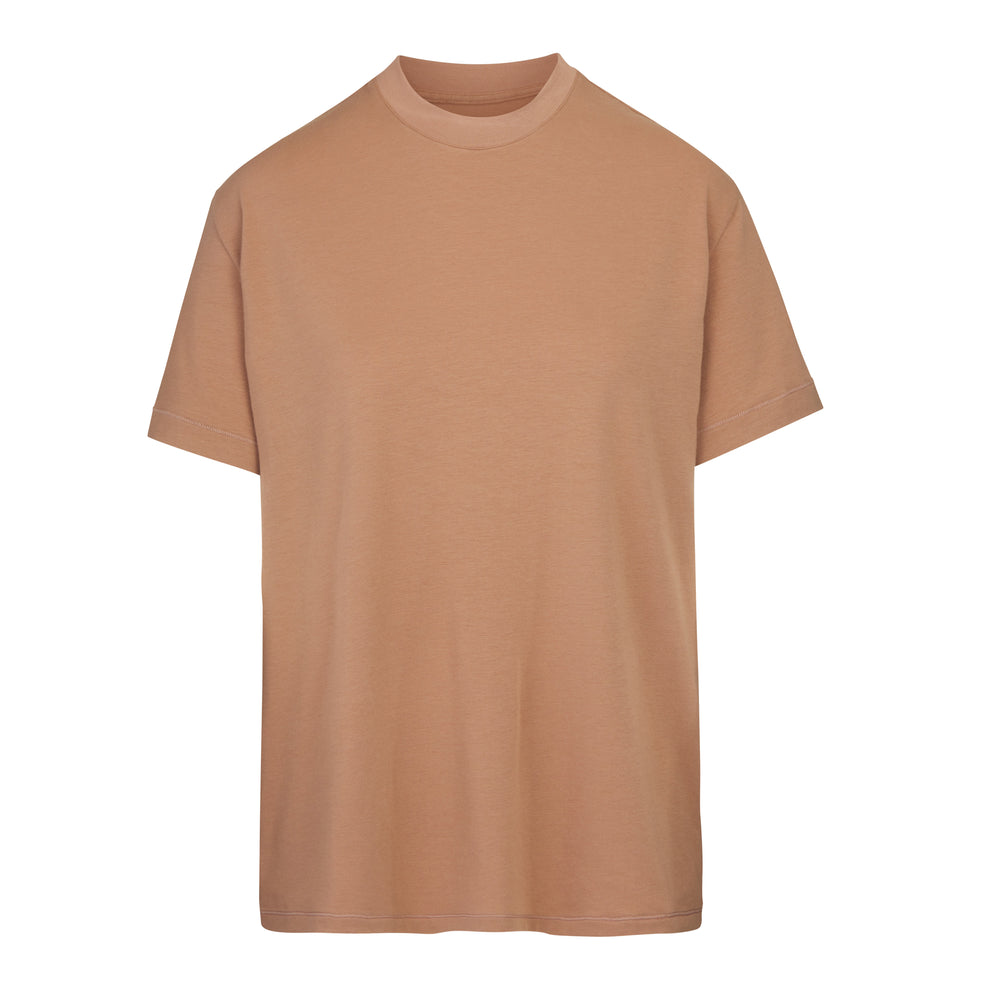 Skims BOYFRIEND T-shirt Abrikoos | PIF-120643