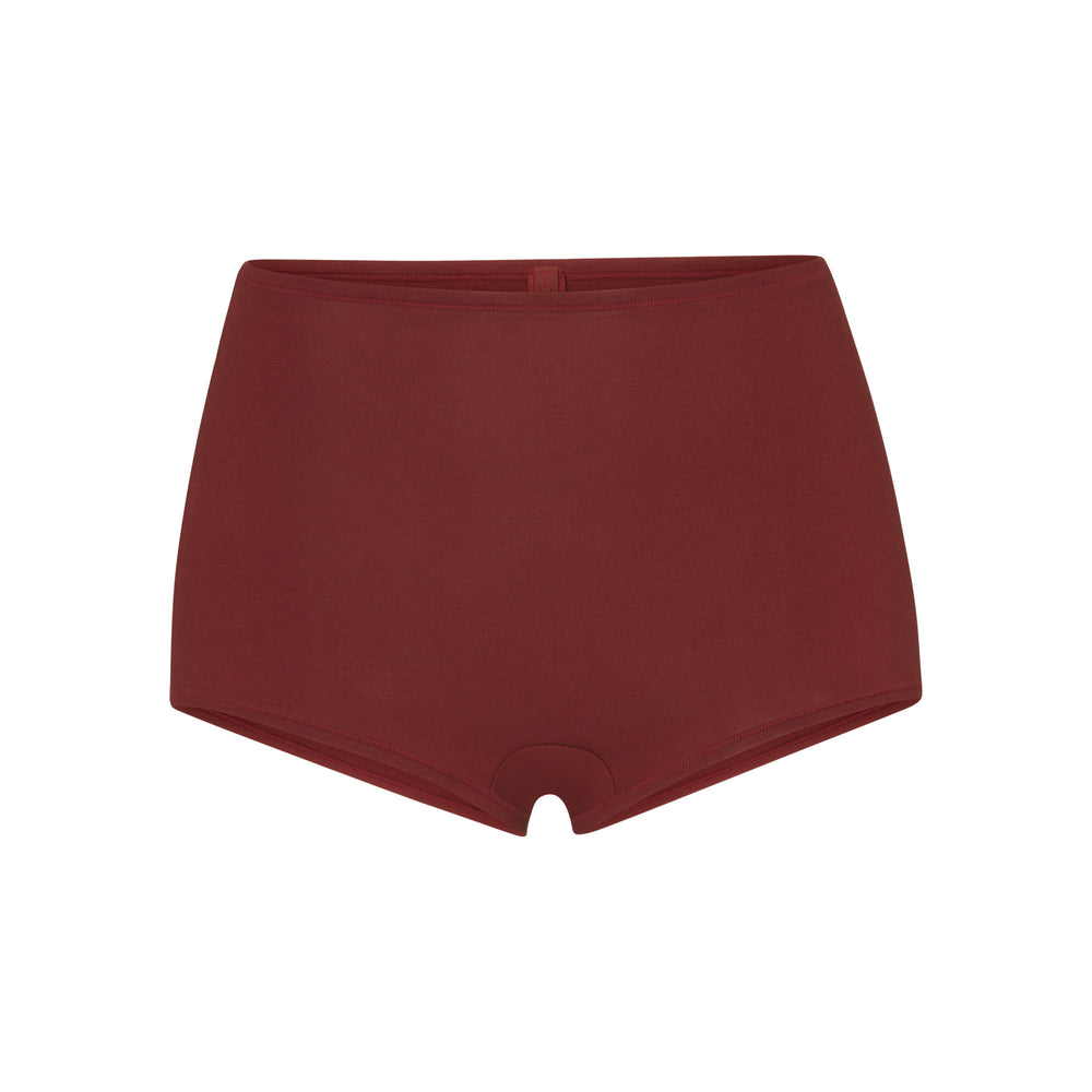 Skims COTTON JERSEY Boy Short Dieprood | ZJW-895470
