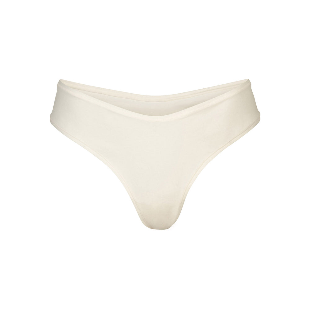 Skims COTTON JERSEY DIPPED Thong Wit | TDR-568730