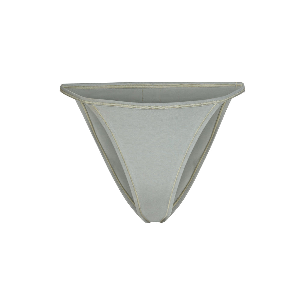 Skims COTTON JERSEY STRING Bikini Blauw | BEC-519873