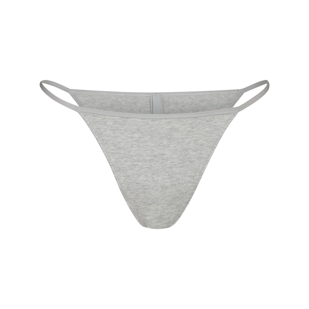 Skims COTTON JERSEY STRING Bikini Lichtgrijs | VHU-740352